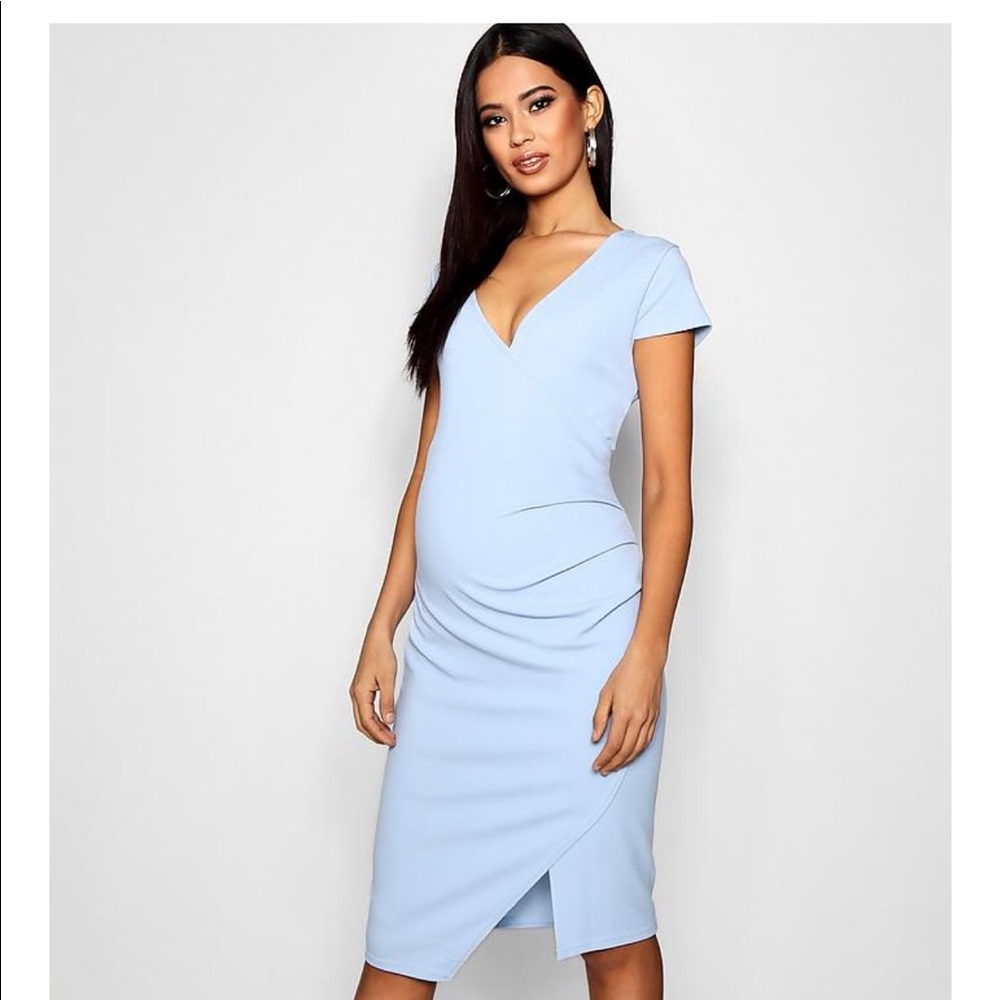 Boohoo maternity dress